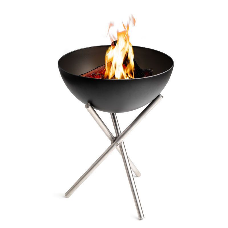 BOWL tűzrakó tál és grill tripod állvánnyal