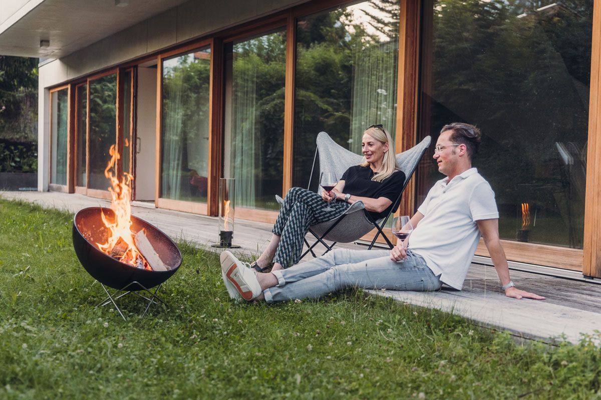 BOWL 57 tűzrakó tál és grill csillag állvánnyal